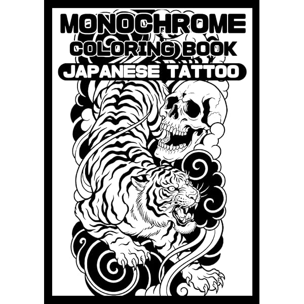 Amazon.com: Japanese Tattoo Coloring Book: Japanese Art Coloring