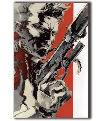 Amazon.com: PrimePoster - Metal Gear Solid 4 Old Snake