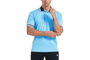 FitsT4 Short Sleeve Polo Shirt Baseball/Softball Umpire Jersey/Referee Uniform - Sized for Chest Protector