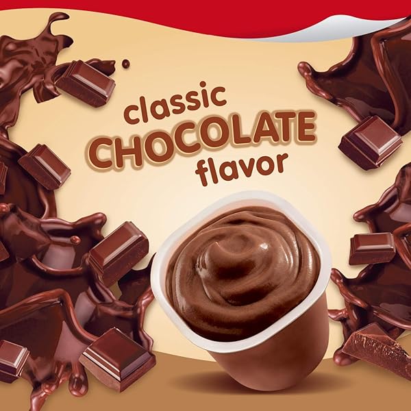 SNACK PACK PIE PUDDING CUPS, CHOCOLATE, PACK OF 4,13 OUNCE