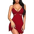 Avidlove Women Lingerie Lace Chemise Sleepwear Babydoll Teddy Lingerie