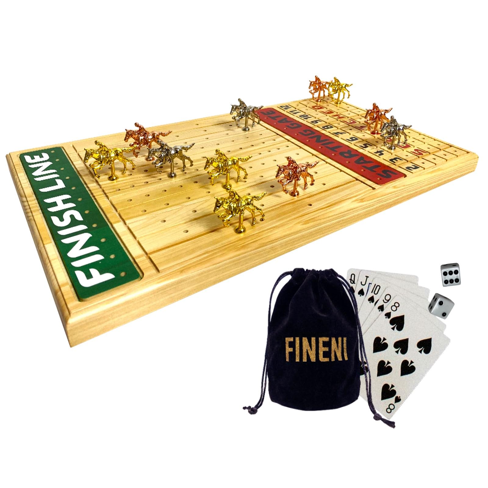 FINENI Horse Racing Game For Adults Horse Race Board Game With 11 fineni-horse-racing-game-for-adults-horse-race-board-game-with-11