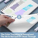 Thboxes A5 Sketch Book, 200GSM 40 Sheets Hardcover Spiral Bound 80 Pages view 5