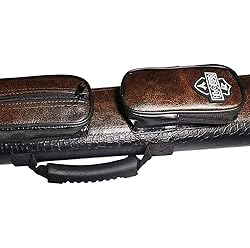 BY SPORTS 2x2 Hard cue case Oval Pool Cue Billiard