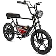Droyd Blipper Electric Bike for Kids 13+, 250W Electric Mini Bike, 24V Lithium-Ion Battery w/Max Speed 12.5 Mph, Up to 12.5 Miles Range, Safe E Bike with Rear Drum Brake, 16" Tires and LED Headlight