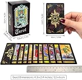 ANGYANG Tarot Cards Deck 78 Classic Cards with Guide Book English Instructions view 2