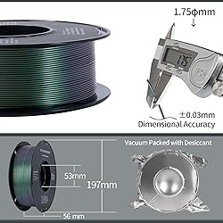 TINMORRY Galaxy PETG Filament 1.75, Rapid PETG 3D
