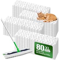 40-Count Heavy Duty Mop Pad Kit For Swiffer XL Sweeper - Includes 30 Dry & 10 Wet Refill Pads