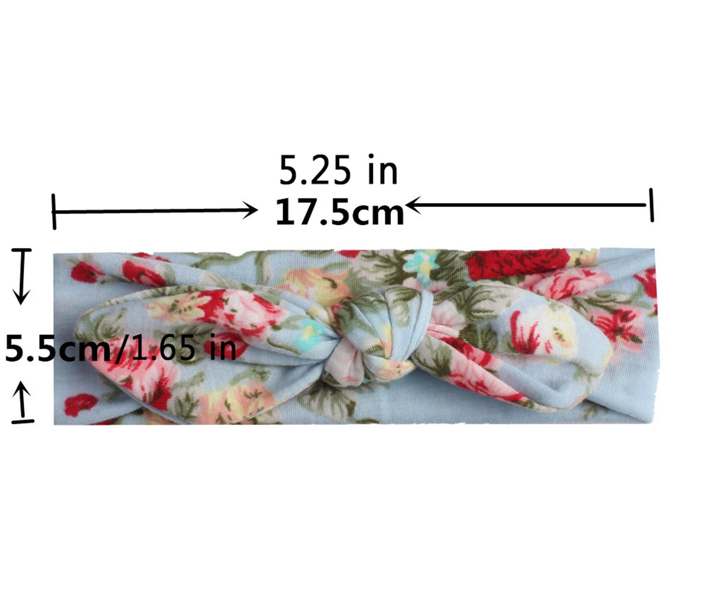 Calliar Baby Headbands Head-Scarf Hairbands for Newborn,Toddler and Childrens,8 Pack-Color 2