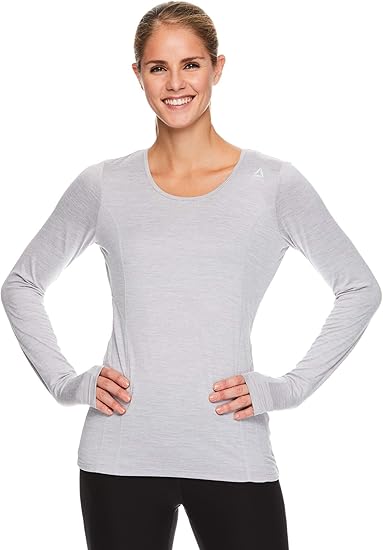 reebok long sleeve running shirt