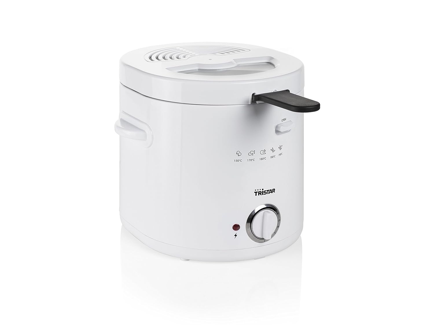 Tristar FR-6941 Freidora 1,5L con termostato, 1000 W, Blanco