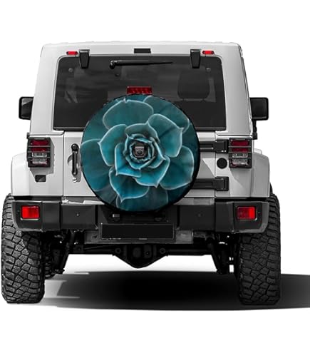 Delerain Spare Tire Cover With Camera Hole - Neon Bats Design For RV/Truck (17 Inch)