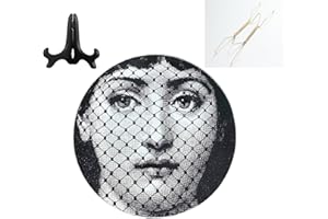 Beccalame Decorative Plates Handmade Ceramic Ornament for Home&Office Wall Decors (with Hanger) (F8)