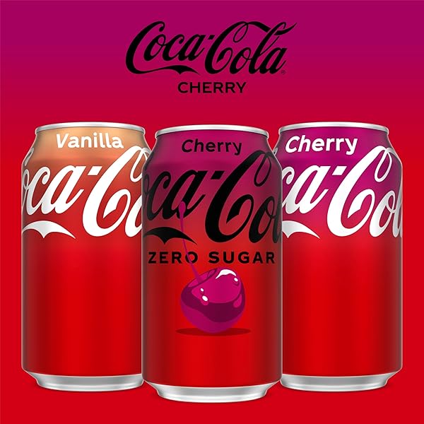COCA-COLA CHERRY ZERO SODA, 12 FL OZ (PACK OF 12)