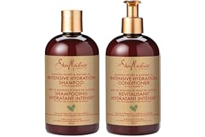 Shea Moisture Manuka Honey and Mafura Oil Shampoo and Conditioner For Extra Dry, Damaged Hair Formulated Without Sulfates, Si