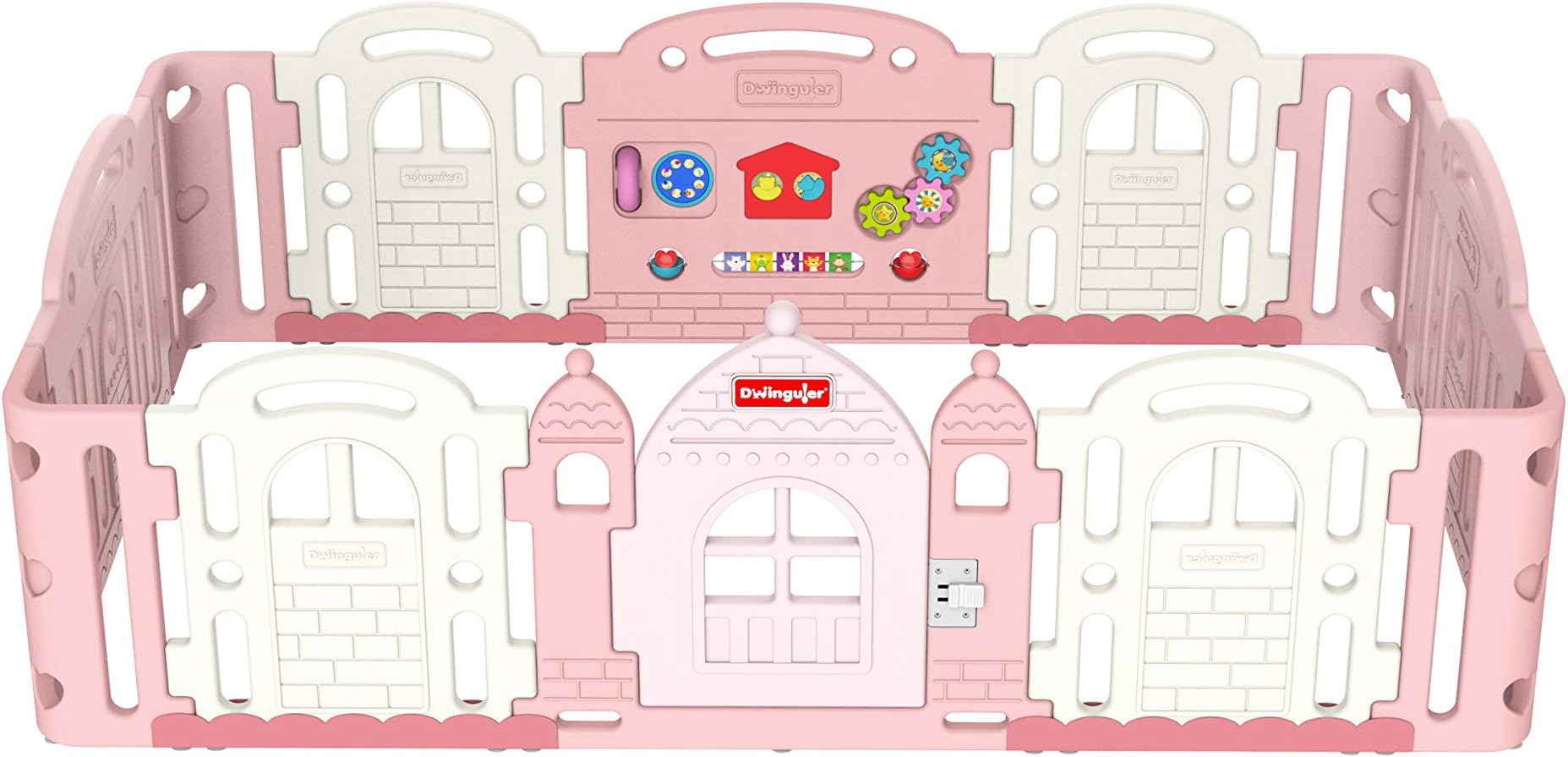 Dwinguler Castle - Kids Playpen (Pink)