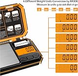 UNIWEIGH Digital Pocket Scale 200g/0.01g Orange view 2