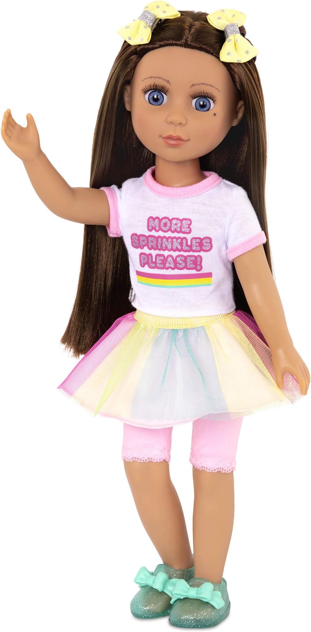 Glitter Girls Kika 14 Inch Fashion Doll Brown Hair Blue Eyes with Ice Cream