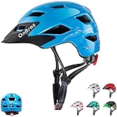 OnBros Kids Bike Helmet - Bike Helmets for 5-14 Boys or Girls with Visor, Children Bicycle Helmet for Skateboard Mountain Scooter Road Cycling, Lightweight and Adjustable 50-57CM