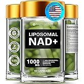 Liposomal NAD Supplement for Women w/Noni | 5-in-1 NAD Resveratrol Supplement w/Berberine & Quercetin | Pure NMN Powder Alternative | Supports Anti Aging & NAD+ Levels | 60 caps - 1 Pack
