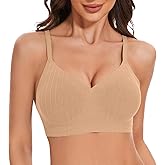 Comfortable Wireless Push Up Bra for Women No Underwire Seamless Bra with Support Full Coverage Padded Bralette