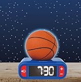 Lexibook Basketball Nightlight Alarm Clock RL800BA Blue Orange view 4