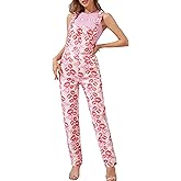 Bindefon Overalls for Women Fashion Festival Jumpsuits Bib Coveralls Printed Pants White Elephant Gifts