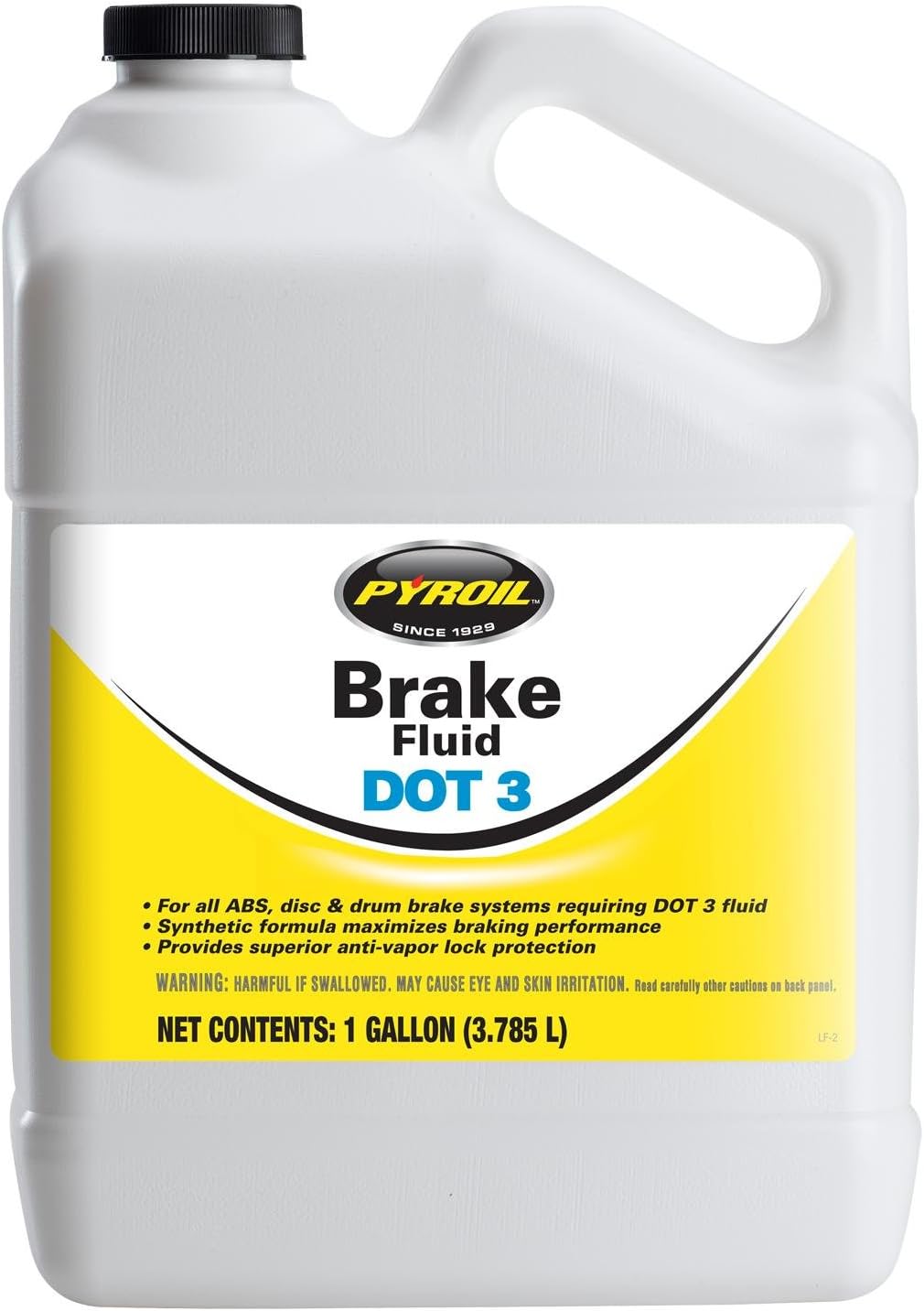 PYBF1 DOT 3 Brake Fluid - 1 Gallon
