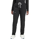 Fabletics Women's Performance Scrub Pant - MotionTech, 4-Way Stretch, Pocket-Packed, Wrinkle-Resist, Semi-Slim Fit
