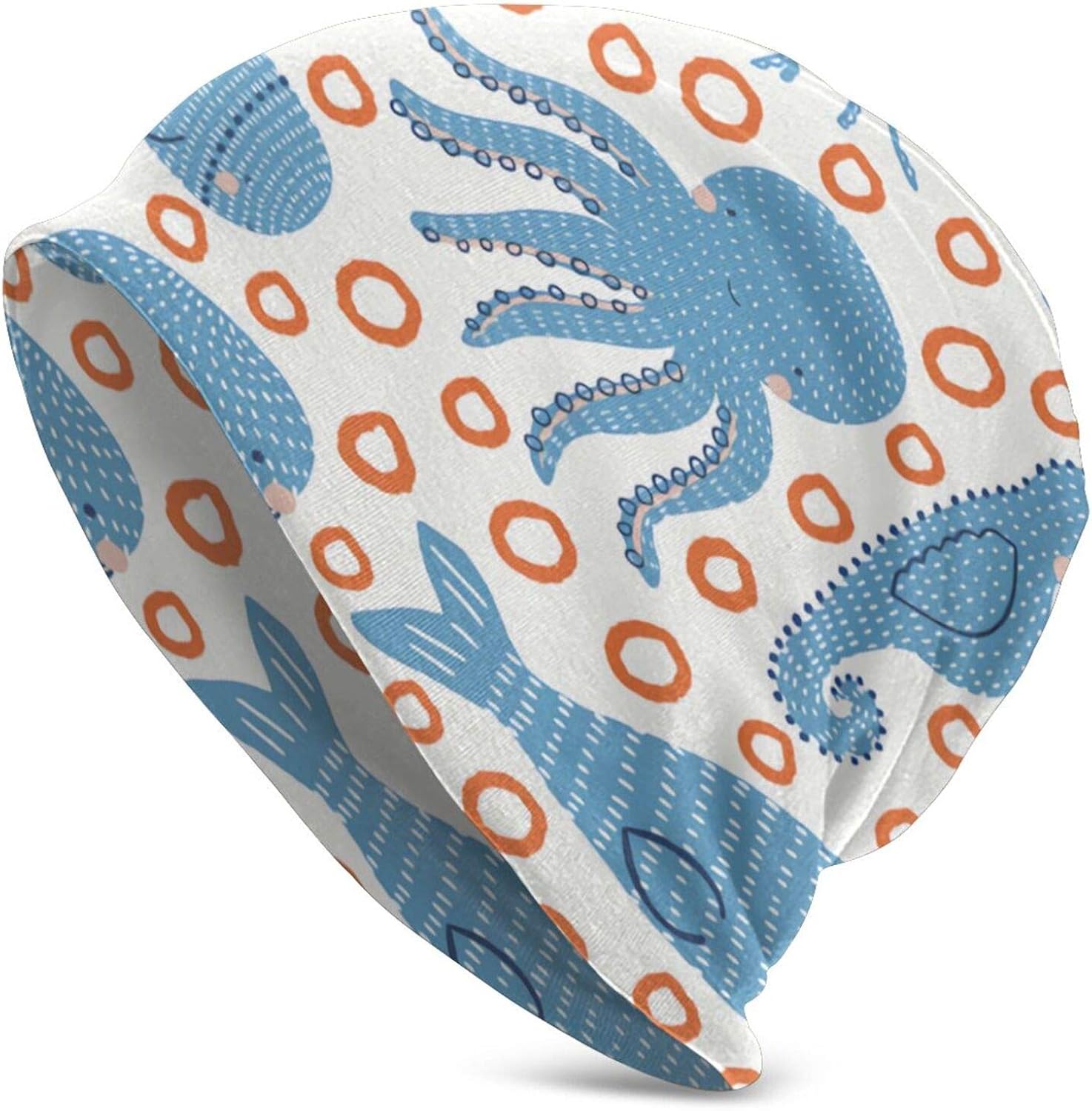 Ocean Animals Unisex Adult Knit Hat Casual Beanie Hat