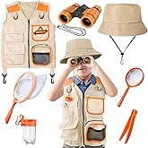 YOPINSAND Kids Explorer Kit & Bug Catcher Kit, Kids Camping Gear for Kids, Outdoor Exploration Set with Vest & Hat, Ideal Outdoor Camping Adventure Toys for Ages 3 4 5 6 7 8 Boys Girls