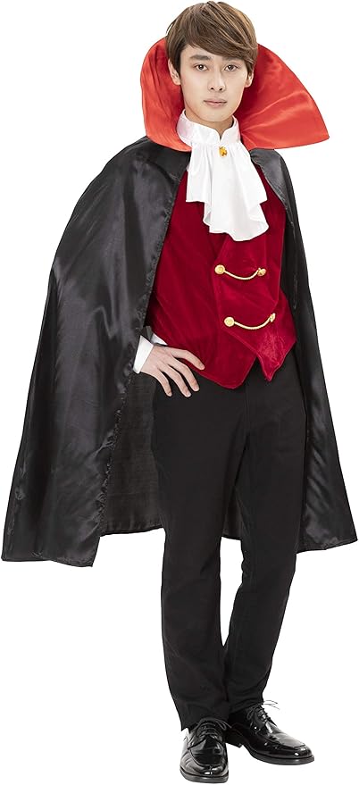 Amazon Party City コスプレ クールヴァンパイア メンズ 黒 赤 おもちゃ おもちゃ