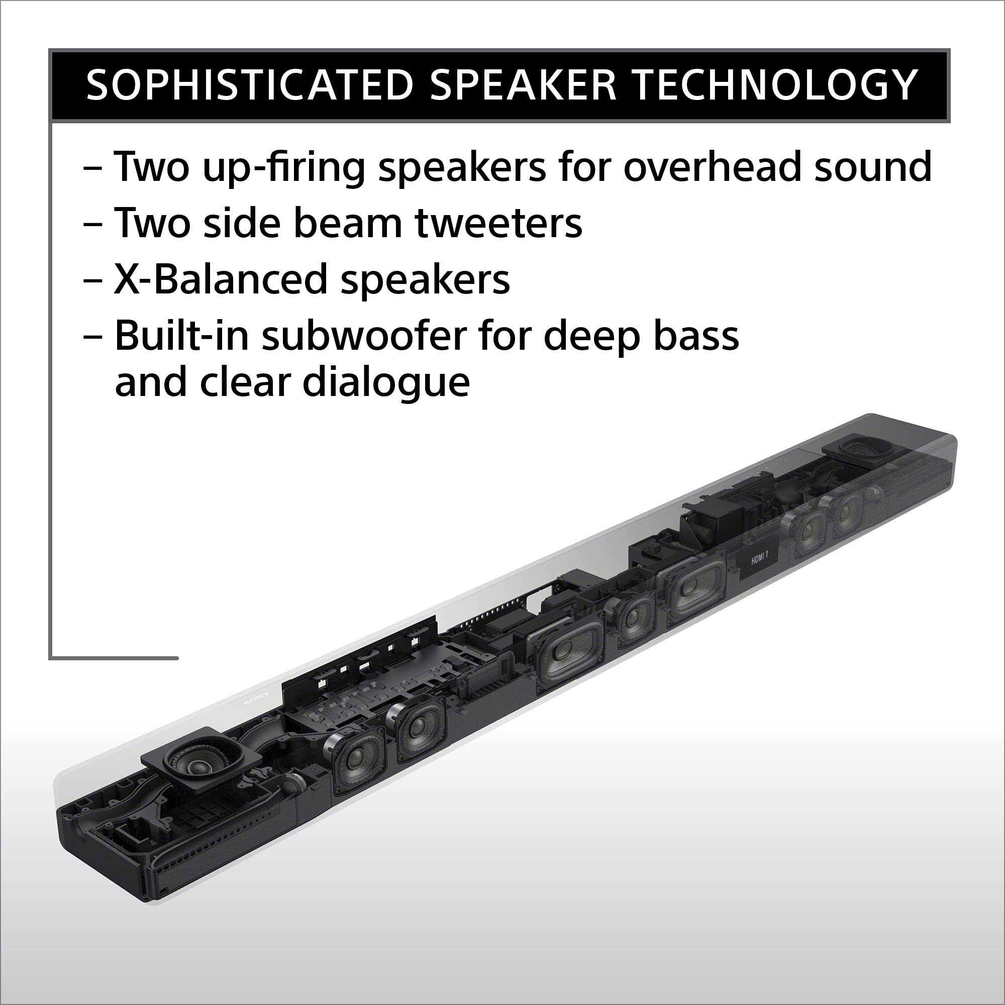 Sony 65 Inch BRAVIA XR X93L Mini LED 4K HDR Google TV HT-A7000 7.1.2ch Dolby Atmos Sound Bar