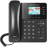 Grandstream GXP2135 IP Phone | 8 Lines, 4 SIP Accounts | 2.8-Inch Color Display | Dual-port Gigabit Ethernet with Integrated PoE