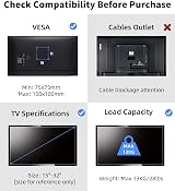 Suptek MA2720 TV Wall Mount 15-32 Inch Full Motion VESA 75x75-100x100mm view 8