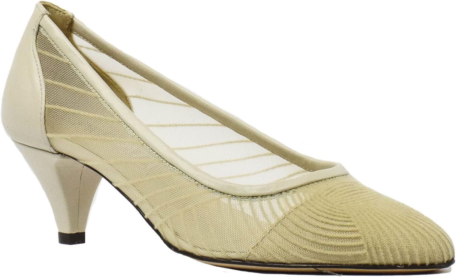 ivory leather pumps