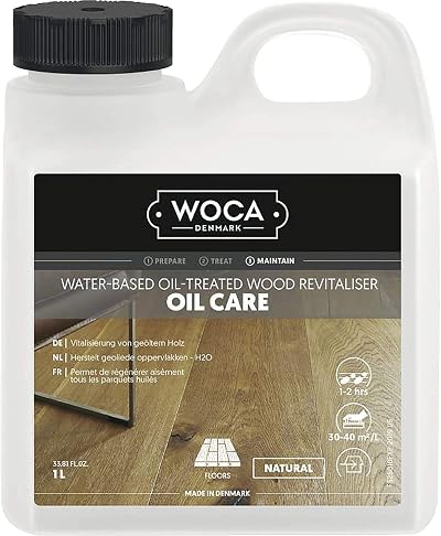 WOCA Oil Care Natural Wood Floor Maintenance 1L