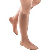 JOBST ACTIVA Opaque 15-20 mmHg Compression Socks Knee High, Closed Toe, Sun Bronze, Medium