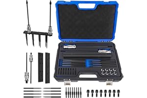 CMTOOL EN-51146 Fuel Injector Removal Tool,28Pcs Fuel Injector and Rail Assembly Replacer Master Tool Kit Compatible with GM Opel/Buick/Vauxhall/MG 1.0L 1.4L 1.5T 1.6L Engines,OEM EN-51146-100 EN-51146-150