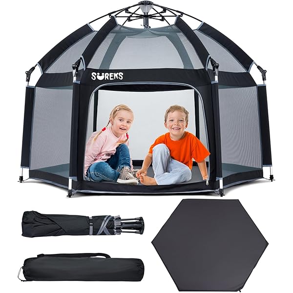 Summer Infant Pop N Play Deluxe Portable Playard with Canopy