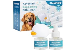 THERAPETMD Dog Calming Diffuser 60-Day-Kit, Advanced Dog Pheromones Calming Diffuser, Calming Diffuser for Dogs, Anti-Anxiety and Dog Pheromone Diffuser for Dogs and Puppies