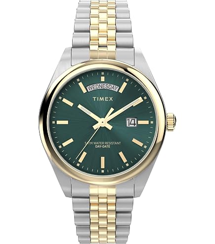 TIMEX デジタル腕時計 ゴールド/グリーン Amazon.com: Timex Women's imex Legacy 36mm Watch - Two-Tone
