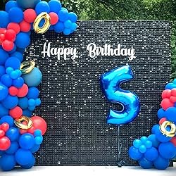 Black Sequin Panels Backdrop Shimmer Wall Backdrop