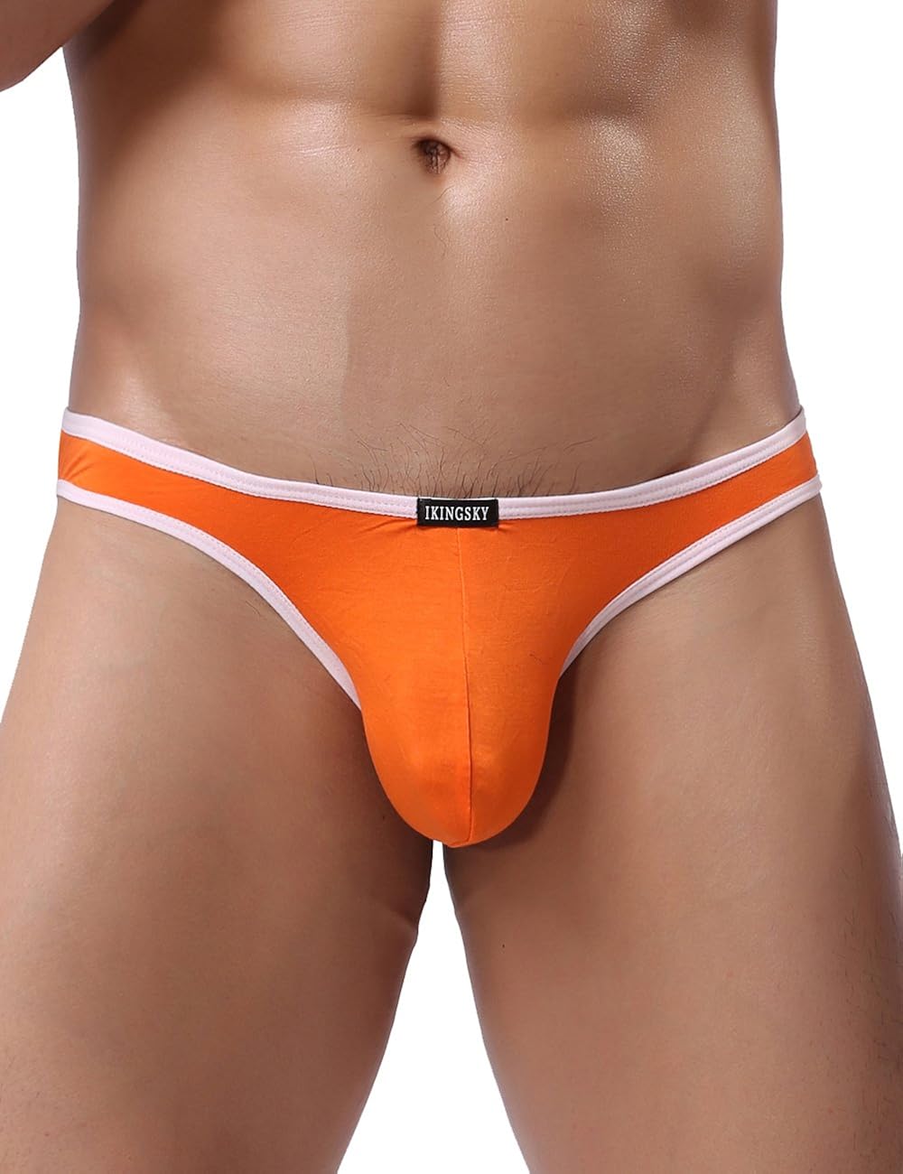 iKingsky Men's Low Rise Modal Bikini Briefs Sexy Brazilian Back Mens Underwear: Clothing