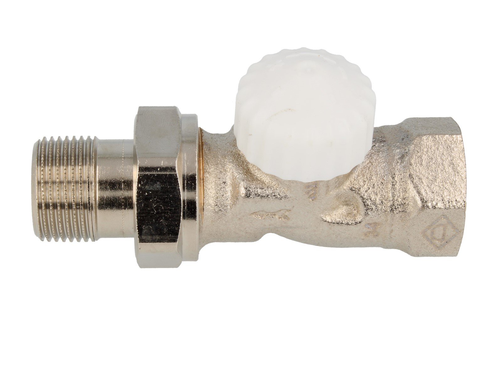 TA Heimeier Thermostat Base V- exakt II RG Nickel-Plated 3/4 Inch Flow kvs 0,86 3712–03,000