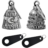 Dream Apparel Motorcycle Bells for Bikers Guardian Angel Gremlin Motorcycle Bells for Motorcycle Rider Key Chain for Luck