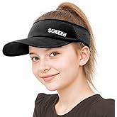 Sukeen Kids Sun Visor Hats for Girls Boys,Lightweight Sports Hat UPF50+ Sun Hat Cooling Headwear Visor for Running Outdoors