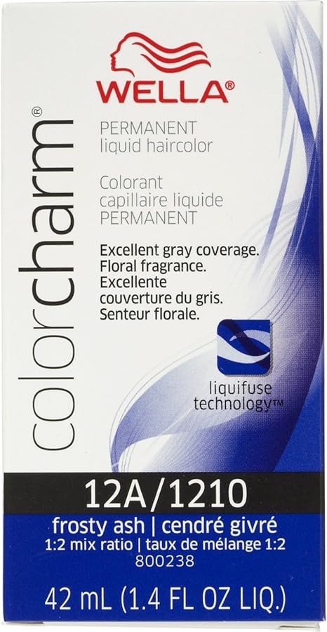 Wella Charm Liquid Permanent Hair Color 12a 1210 Frosty Ash