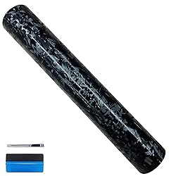 LZLRUN Forged Matte Carbon Fiber Black Vinyl Wrap