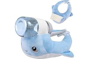 Bottle Holder Pillow Hands-Free,Adjustable Comfortable Neck Support Pad for Bottle Washable Soft Pillow